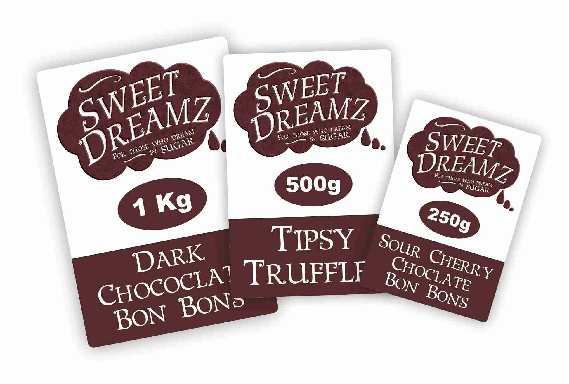 chocolate wrapper labels