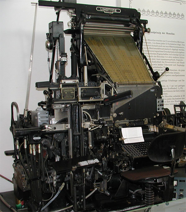 Linotype Setting Machine
