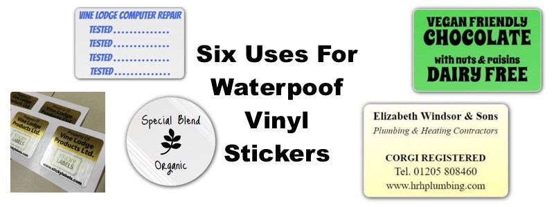 Waterproof Vinyl Labels 800x300