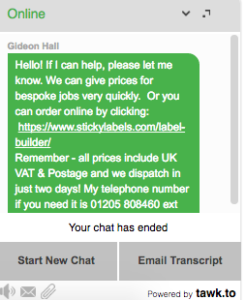 automated-chat-message
