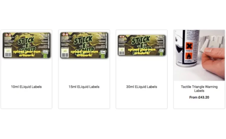 E Liquid Stickers: Where To Buy Them