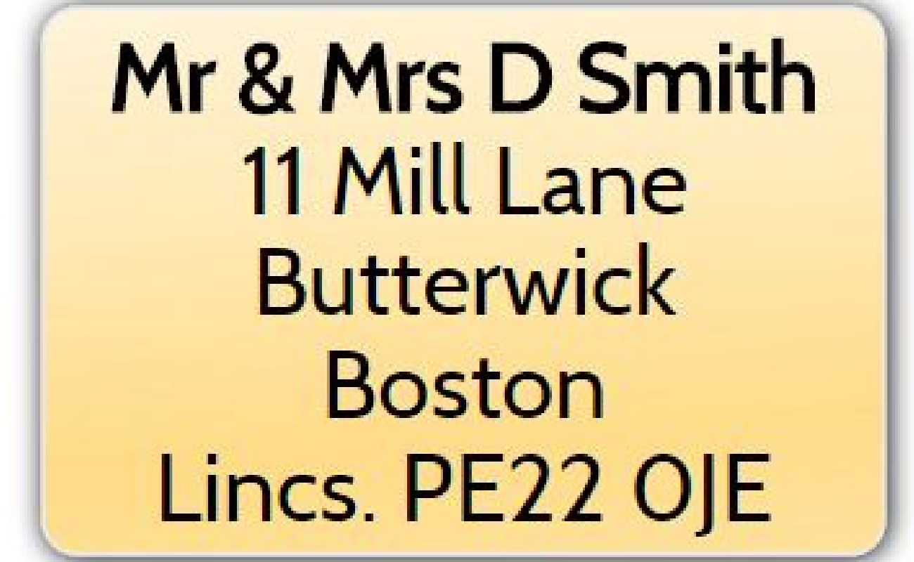 Get Smart with Pre-Printed Labels