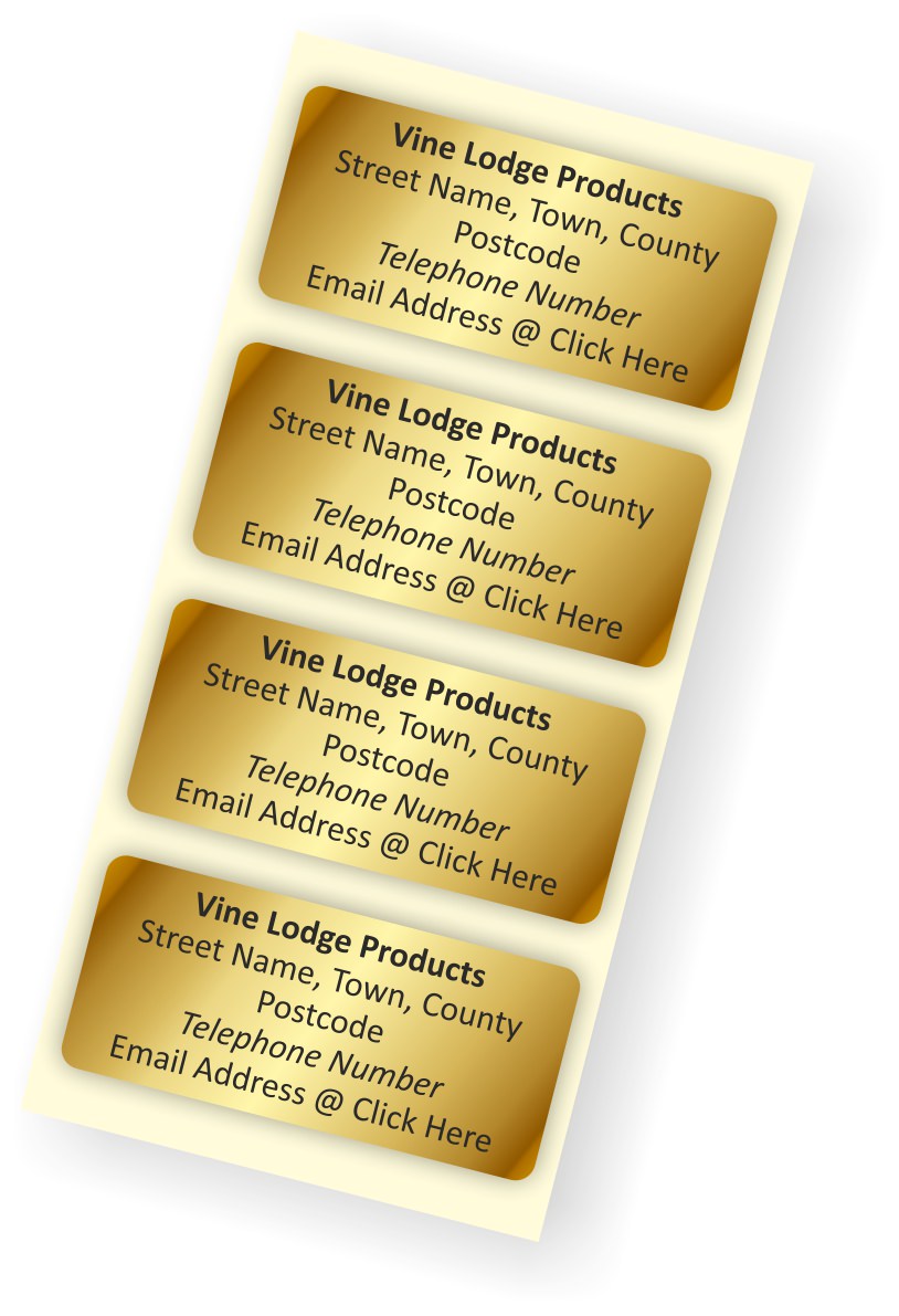 Sticky address labels uk