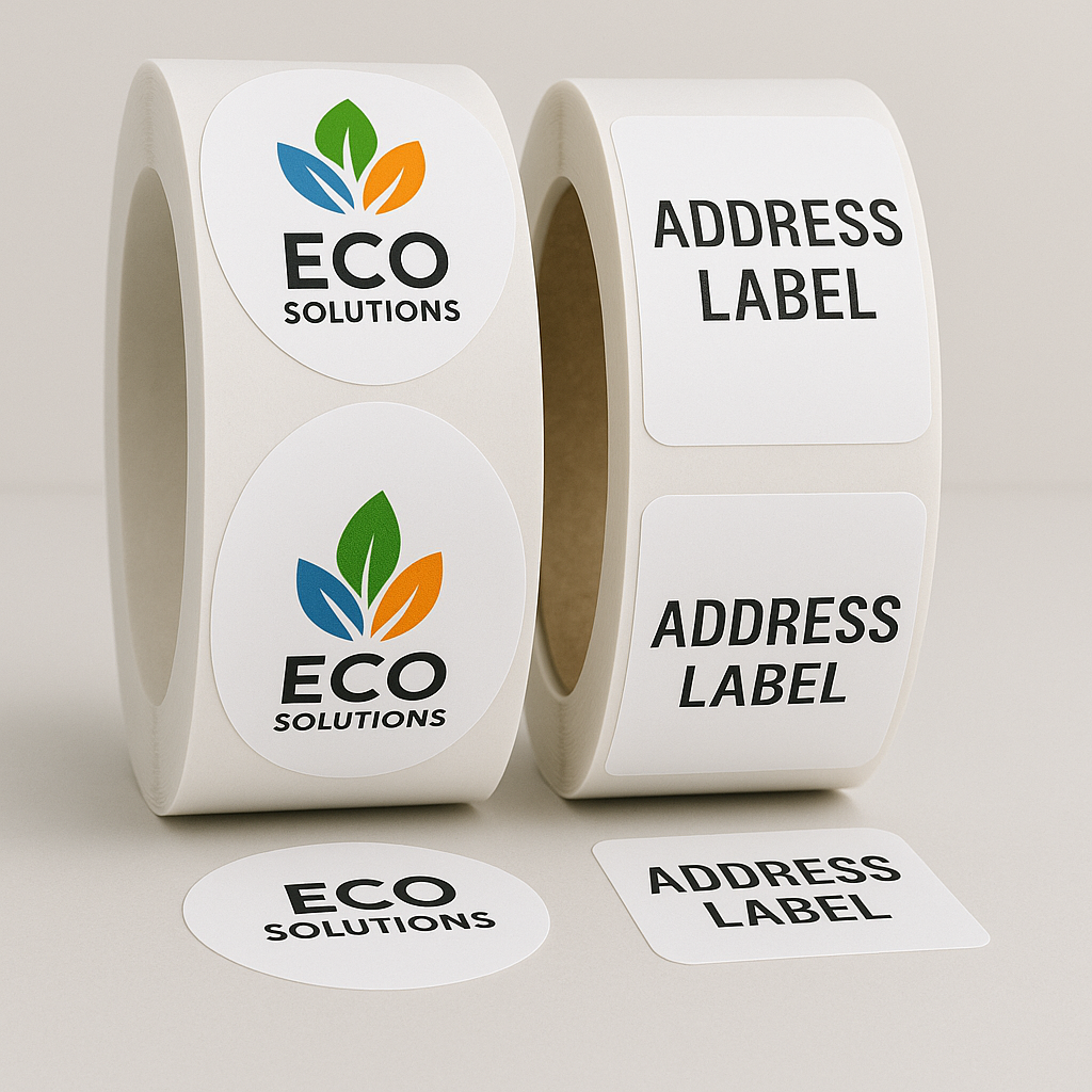 Printed White Labels