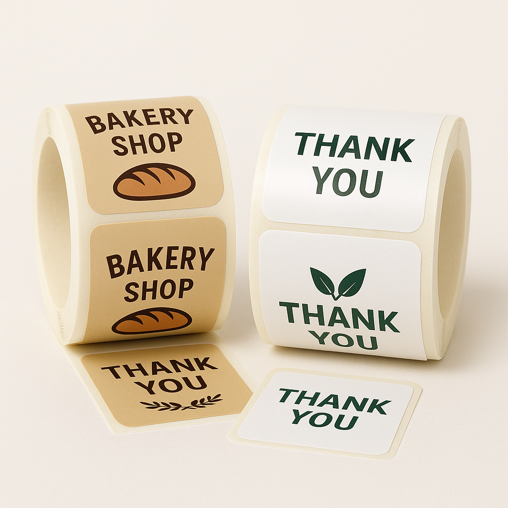 Custom Printed Square Labels | Design Your Product Labels