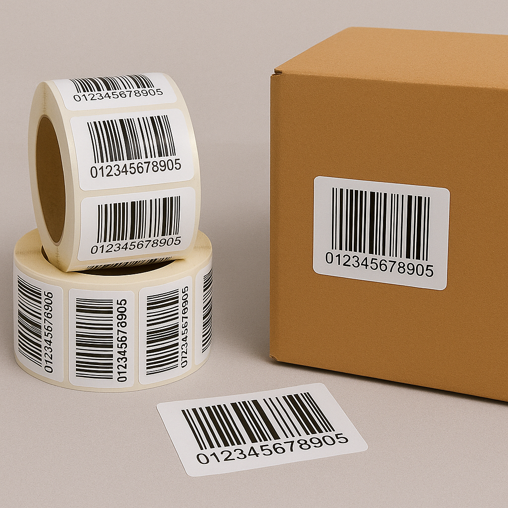 Barcoded Labels | Barcoded Product Labels | Sticky Labels