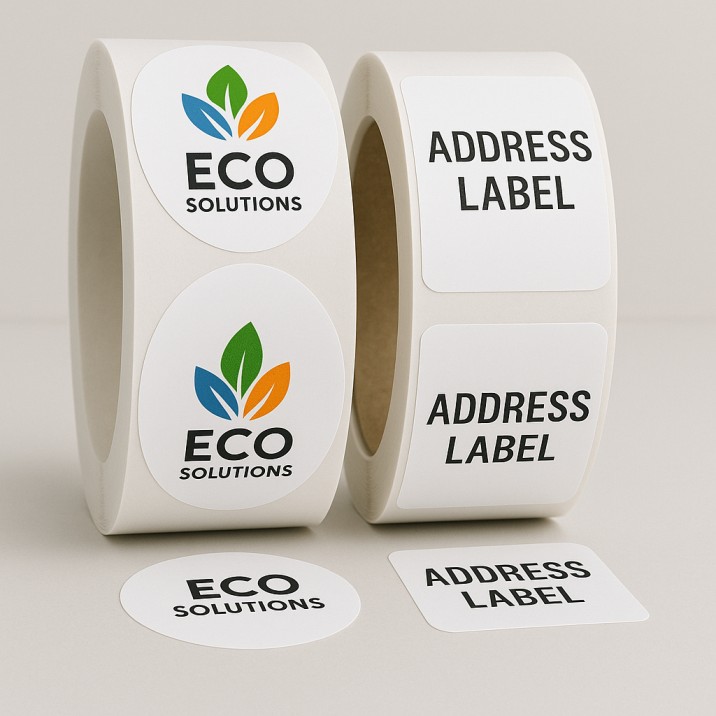 Printed White Labels