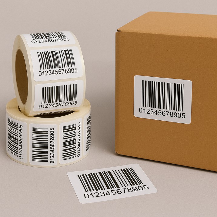 Barcoded Labels | Barcoded Product Labels | Sticky Labels