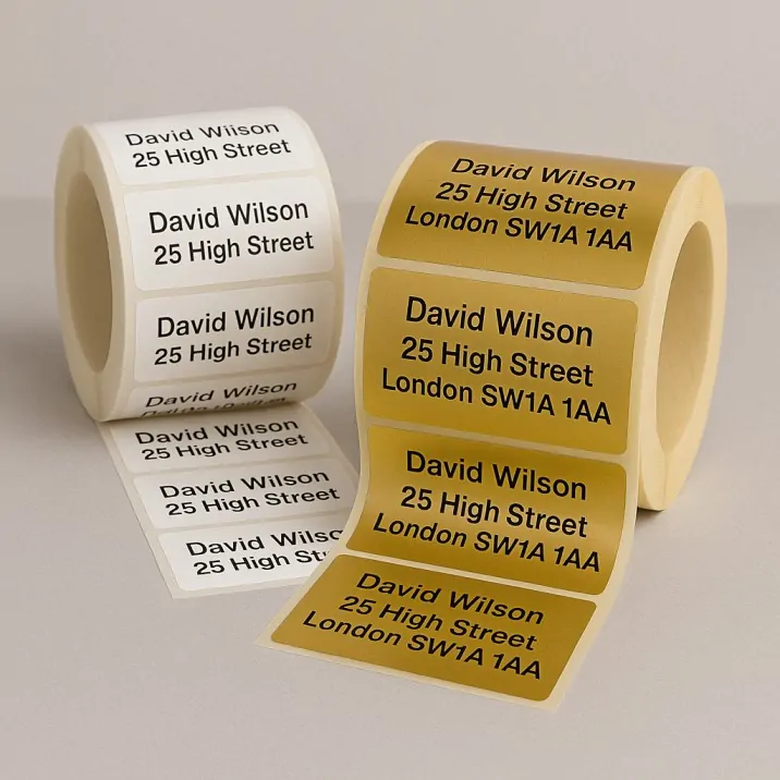 Printed Address Labels