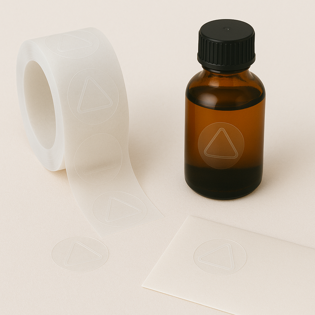 Tactile Triangle Labels - Sticky Labels