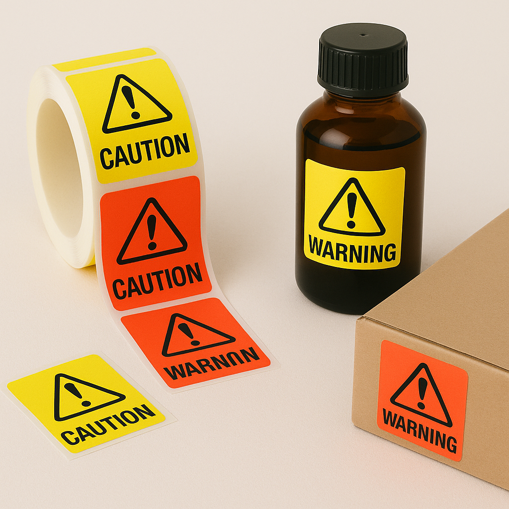 Warning Labels ready in just 2 working days.