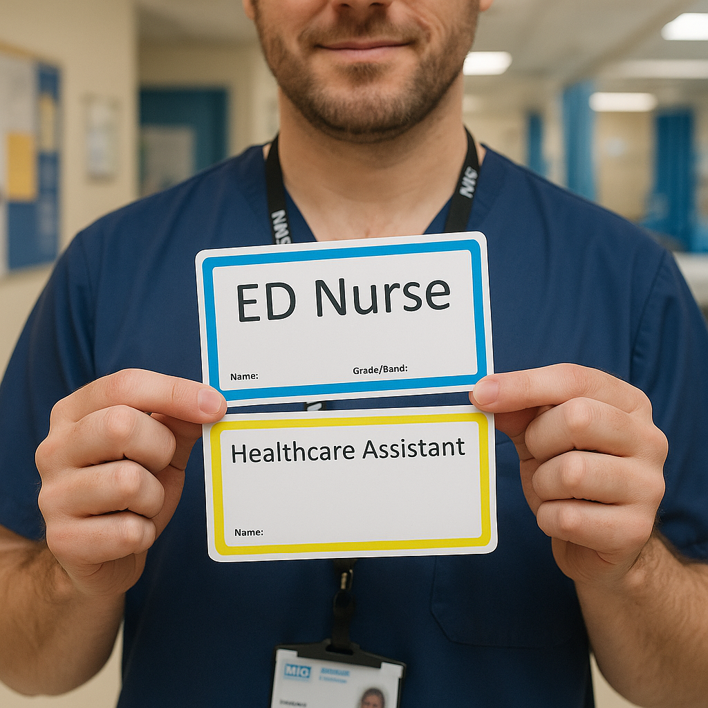 NHS Name Labels. NHS PO's welcome.