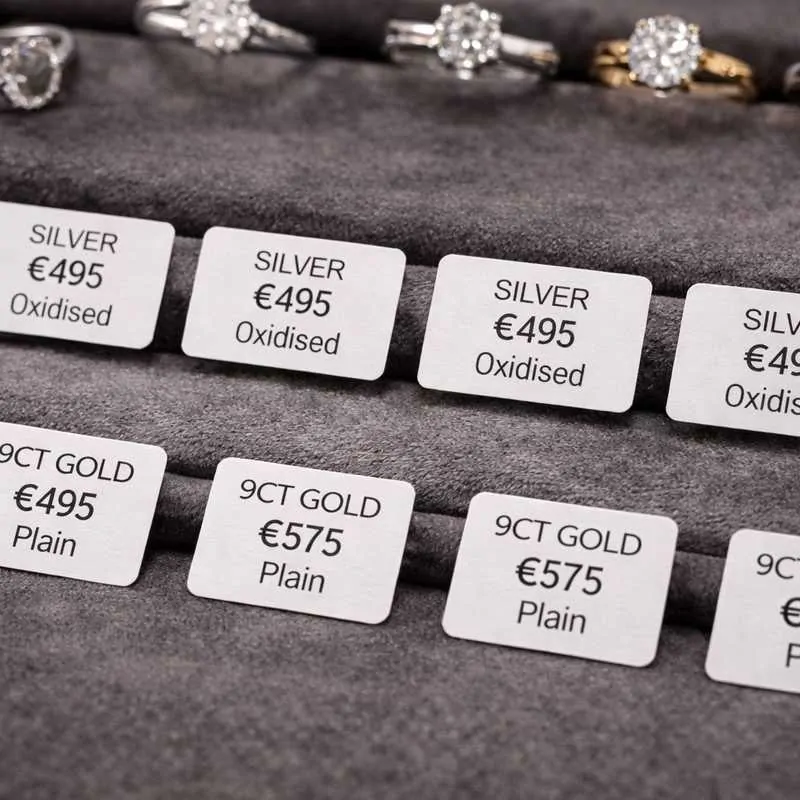 Jewellery Pricing Labels | Small Retail Labels for Jewellers