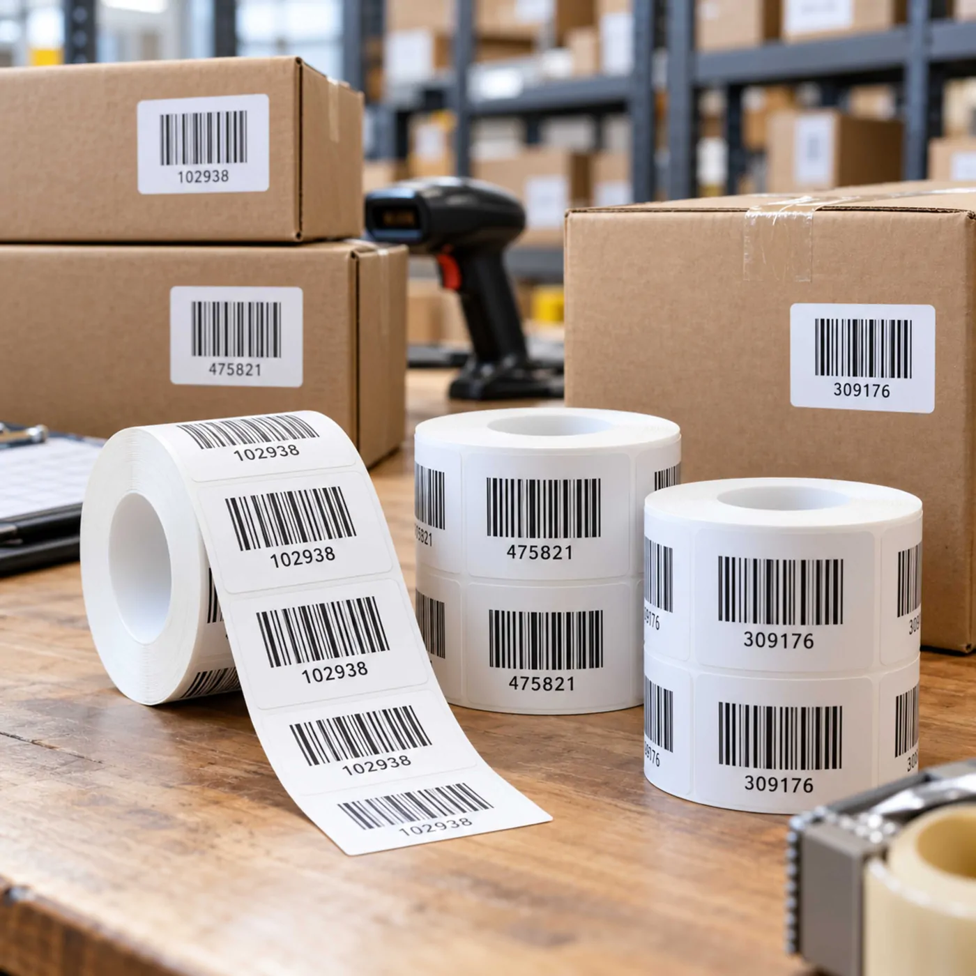 Custom Printed Barcode Labels