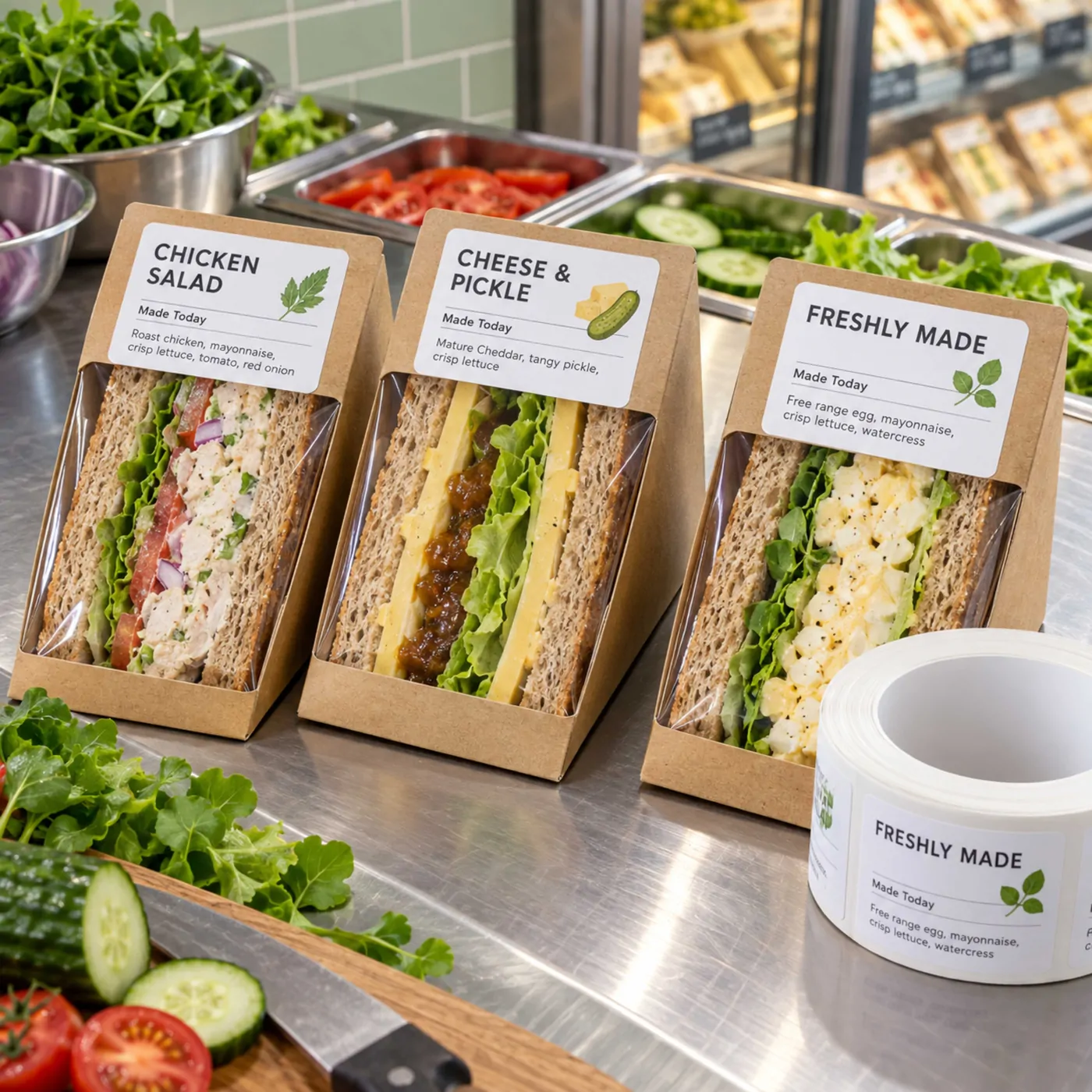 Sandwich Labels