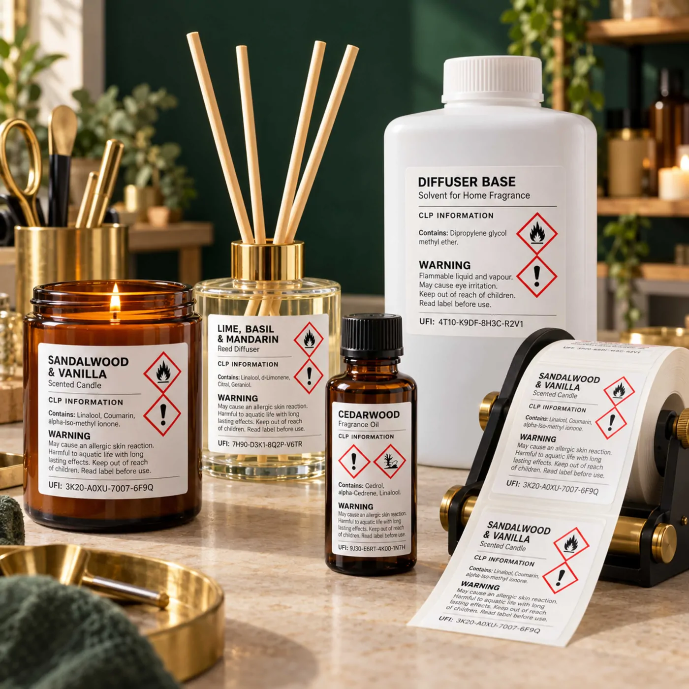 CLP Chemical Hazard Labels