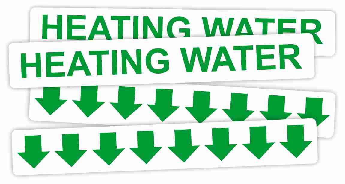water direction labels